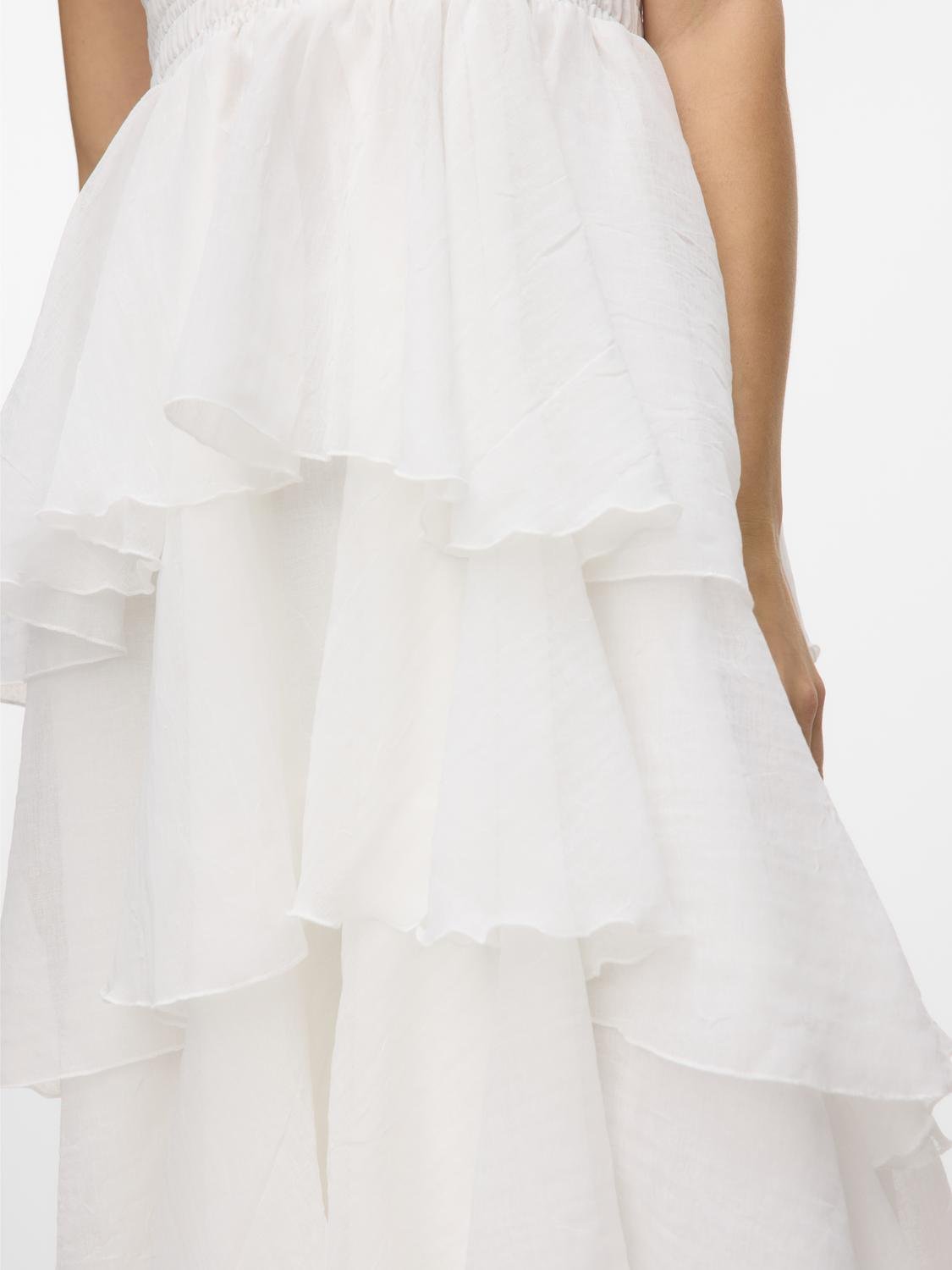 VMDELILAH Long Dress - Star White - VERO MODA & VILA Bergvik